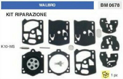 KIT RIPARAZIONE SERIE MEMBRANE membrana CARBURATORE WALBRO K10-WS (K 10 WS)