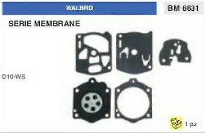 KIT SERIE MEMBRANE membrana CARBURATORE WALBRO D10-WS (D 10 WS)