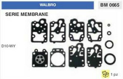 KIT SERIE MEMBRANE membrana CARBURATORE WALBRO D10-WY (D 10 WY)