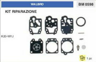 KIT RIPARAZIONE SERIE MEMBRANE membrana CARBURATORE WALBRO K20-WYJ