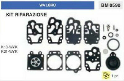 KIT RIPARAZIONE SERIE MEMBRANE membrana CARBURATORE WALBRO K13-WYK K21-WYK