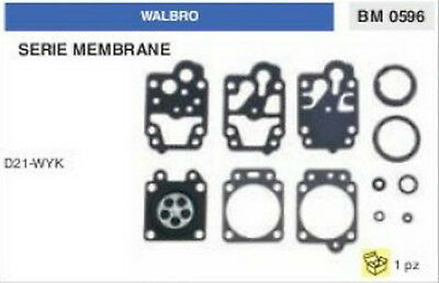 KIT SERIE MEMBRANE membrana CARBURATORE WALBRO D21-WYK (D 21 WYK)