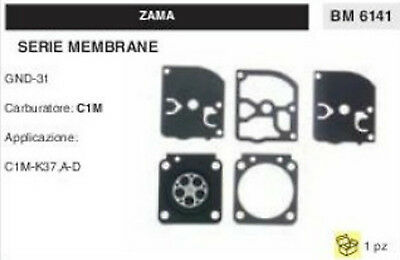 KIT SERIE MEMBRANE membrana CARBURATORE C1M ZAMA GND-31