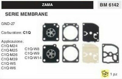 KIT SERIE MEMBRANE membrana CARBURATORE C1Q ZAMA GND-27