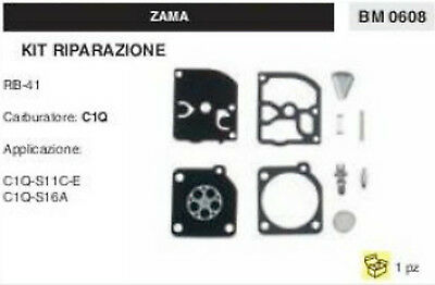 KIT RIPARAZIONE SERIE MEMBRANE membrana CARBURATORE C1Q ZAMA RB-41