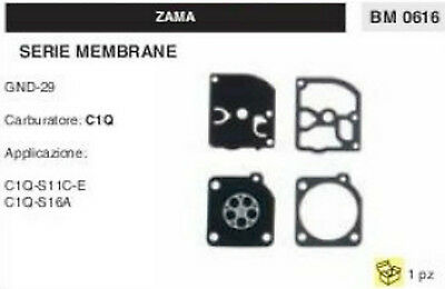 KIT SERIE MEMBRANE membrana CARBURATORE C1Q ZAMA GND-29
