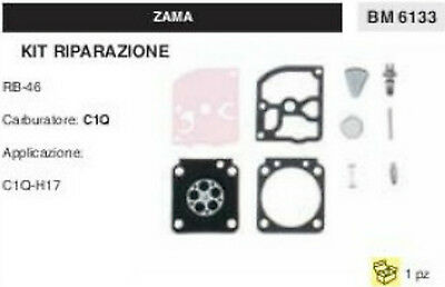 KIT RIPARAZIONE SERIE MEMBRANE membrana CARBURATORE C1Q ZAMA RB-46