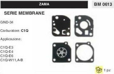KIT SERIE MEMBRANE membrana CARBURATORE C1Q ZAMA GND-34 BM8716
