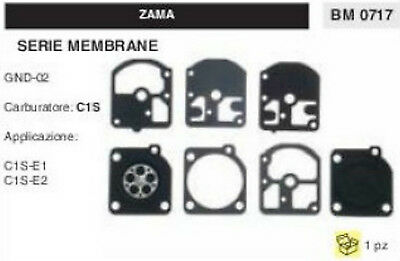 KIT SERIE MEMBRANE COMPLETO membrana CARBURATORE C1S ZAMA GND-02