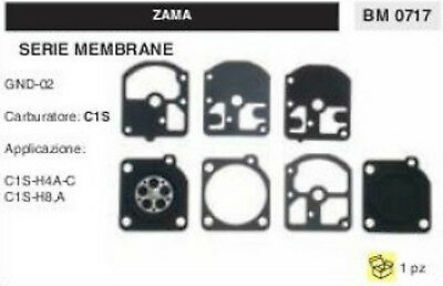 KIT SERIE MEMBRANE COMPLETO membrana CARBURATORE C1S ZAMA GND-02