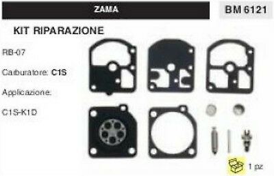 KIT RIPARAZIONE SERIE MEMBRANE COMPLETO membrana CARBURATORE C1S ZAMA RB-07