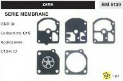 KIT SERIE MEMBRANE COMPLETO membrana CARBURATORE C1S ZAMA GND-04