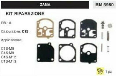 KIT RIPARAZIONE SERIE MEMBRANE COMPLETO membrana CARBURATORE C1S ZAMA RB-10