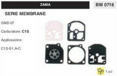 KIT SERIE MEMBRANE COMPLETO membrana CARBURATORE C1S ZAMA GND-07