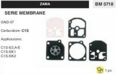 KIT SERIE MEMBRANE membrana COMPLETO CARBURATORE C1S ZAMA GND-07