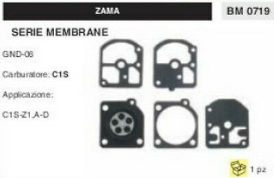 KIT SERIE MEMBRANE membrana COMPLETO CARBURATORE C1S ZAMA GND-06