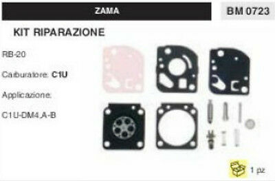 KIT RIPARAZIONE SERIE MEMBRANE COMPLETO membrana CARBURATORE C1U ZAMA GND-20