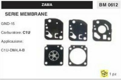 KIT SERIE MEMBRANE COMPLETO membrana CARBURATORE C1U ZAMA GND-15