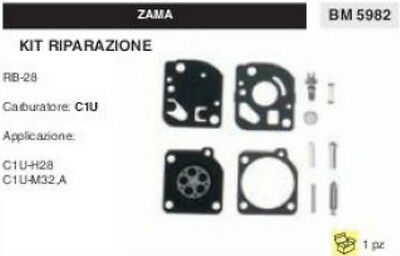 KIT RIPARAZIONE SERIE MEMBRANE membrana CARBURATORE C1U ZAMA RB-28