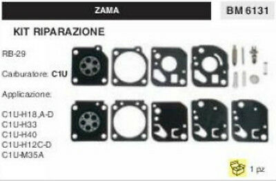 KIT RIPARAZIONE SERIE MEMBRANE COMPLETE membrana CARBURATORE C1U ZAMA RB-29