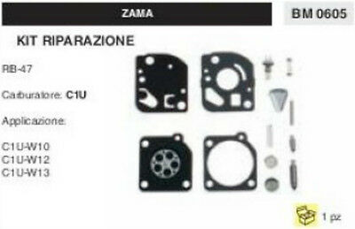 KIT RIPARAZIONE SERIE MEMBRANE COMPLETO membrana CARBURATORE C1U ZAMA RB-47