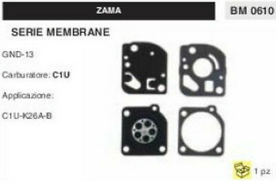 KIT SERIE MEMBRANE COMPLETO membrana CARBURATORE C1U ZAMA GND-13