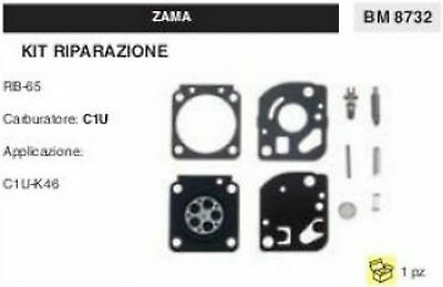 KIT RIPARAZIONE SERIE MEMBRANE membrana COMPLETA PER CARBURATORE C1U ZAMA RB-65