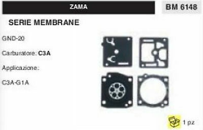 KIT SERIE MEMBRANE membrana COMPLETA PER CARBURATORE C3A ZAMA GND-20