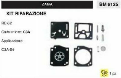 KIT RIPARAZIONE SERIE MEMBRANE membrana COMPLETA PER CARBURATORE C3A ZAMA RB-32
