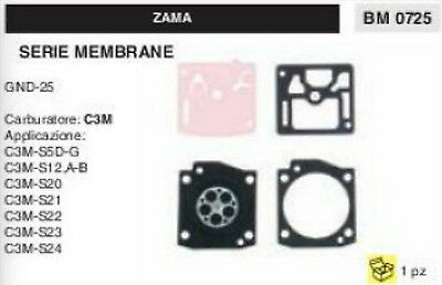 KIT SERIE MEMBRANE membrana COMPLETA PER CARBURATORE C3M ZAMA GND-25