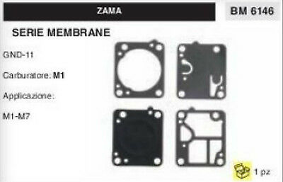 KIT SERIE MEMBRANE COMPLETO PER CARBURATORE M1 ZAMA GND-11
