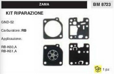 KIT SERIE MEMBRANE COMPLETO PER CARBURATORE RB ZAMA GND-52