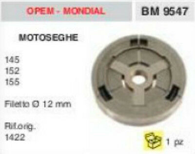 1422 FRIZIONE COMPLETA MOTOSEGA OPEM MONDIAL 145 152 155 FILETTO Ø 12 mm