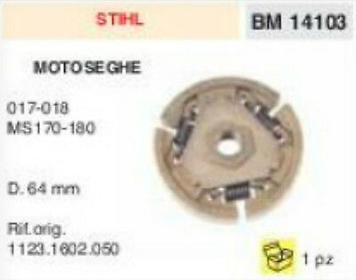 1123.1602.050 FRIZIONE COMPLETA MOTOSEGA STIHL 017 018 MS170 MS180 Ø 64mm