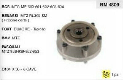 FRIZIONE MOTOCOLTIVATORE MOTOZAPPA BCS BENASSI FORT BMW PASQUALI Ø 104 x 63