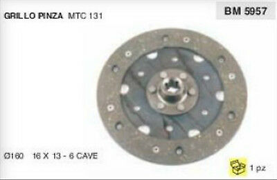 DISCO FRIZIONE MOTOCOLTIVATORE GRILLO PINZA MTC 131 Ø 160 6 CAVE