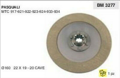 DISCO FRIZIONE MOTOCOLTIVATORE PASQUALI 917 921 922 923 924 933 934 Ø160