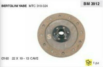 DISCO FRIZIONE MOTOCOLTIVATORE BERTOLINI YABE 310 324 Ø160 22x19 - 13 cave