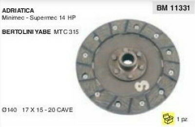 DISCO FRIZIONE MOTOCOLTIVATORE ADRIATICA Minimec Supermec BERTOLINI 315 Ø 140