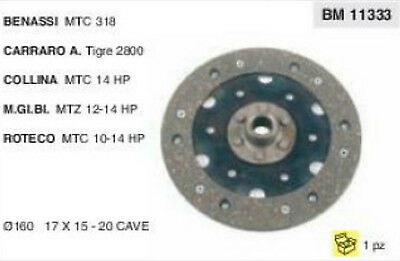 DISCO FRIZIONE MOTOCOLTIVATORE MOTOZAPPA BENASSI CARRARO COLLINI ROTECO Ø 160