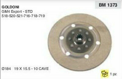 DISCO FRIZIONE MOTOCOLTIVATORE GOLDONI GM4 518 520 521 716 718 719 STD Ø 184