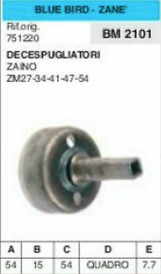 CAMPANA FRIZIONE DECESPUGLIATORE BLUE BIRD ZANE ZAINO ZM27 ZM34 ZM41 ZM47 ZM54