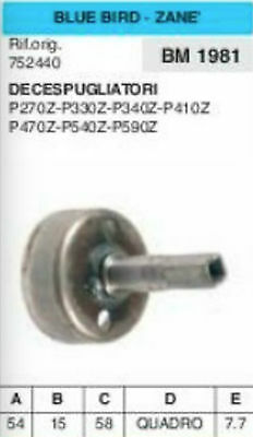 CAMPANA FRIZIONE DECESPUGLIATORE BLUE BIRD ZANE P270Z P330Z P340Z P410Z P470Z