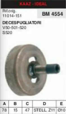 11014-151 CAMPANA FRIZIONE DECESPUGLIATORE KAAZ IDEAL V50 V51 V501 V520 S520