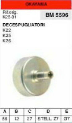 K25-01 CAMPANA FRIZIONE DECESPUGLIATORE OKAYAMA K22 K25 K26