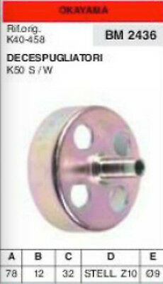 K40-458 CAMPANA FRIZIONE DECESPUGLIATORE OKAYAMA K50 K50S K50W K 50