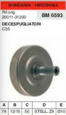 20011-31200 CAMPANA FRIZIONE POULAN DECESPUGLIATORE SHINDAIWA HIROSHIMA C35