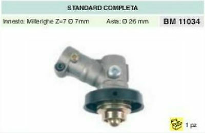 COPPIA CONICA DECESPUGLIATORE UNIVERSALE COMPLETA PER ASTA Ø 26 MILLERIGHE 7mm