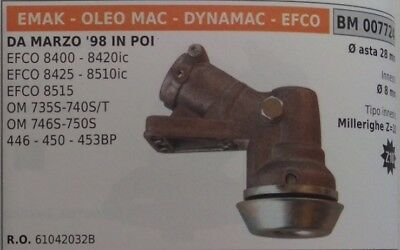 COPPIA CONICA DECESPUGLIATORE EFCO 8400 8420 8425 8510 8515 EMAK OLEO MAC Ø 28