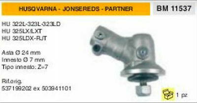 COPPIA CONICA DECESPUGLIATORE HUSQVARNA JONSEREDS PARTNER 322 323 325 ASTA Ø 24
